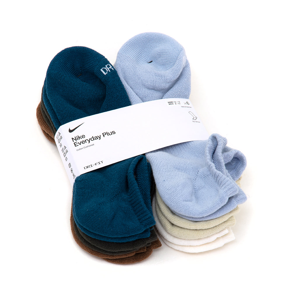 Everyday Plus Cushioned Training No-Show Socks (Multi-Color)
