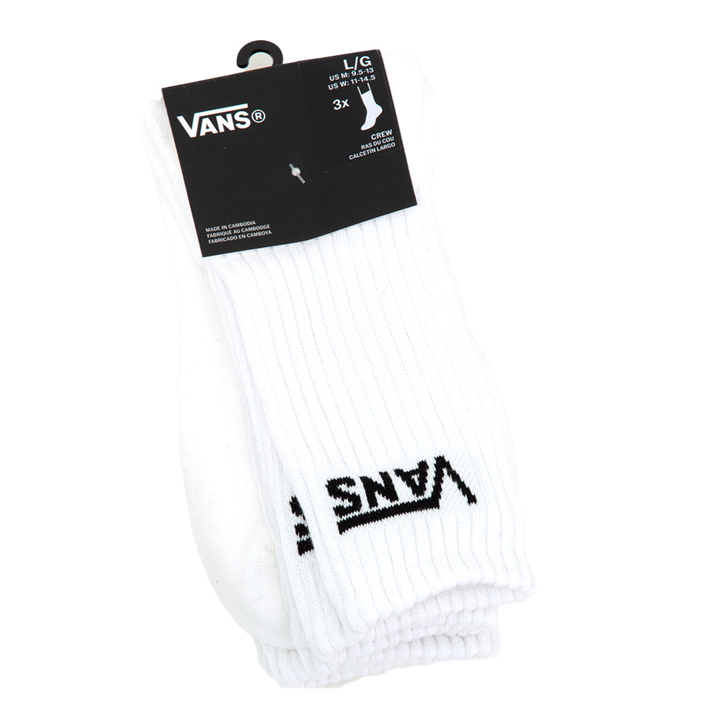 Classic Crew Socks 3-Pack (White) VBU