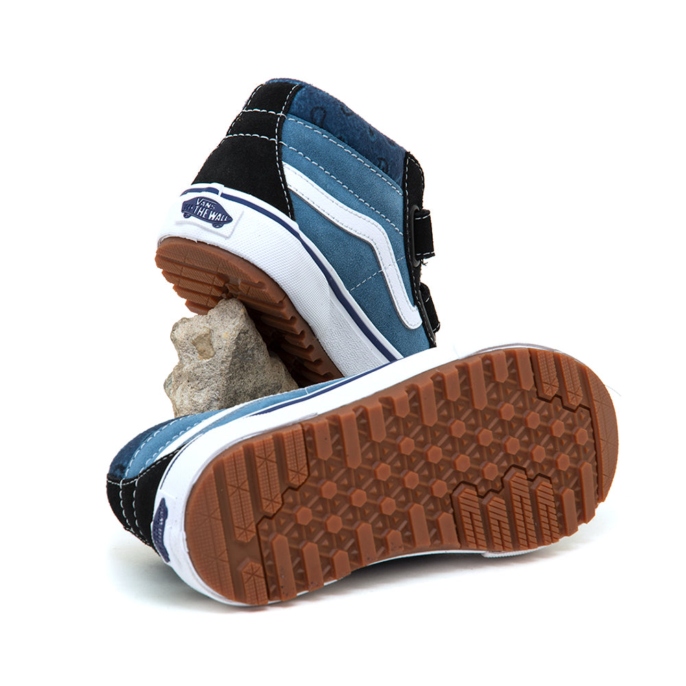 Youth Sk8-Mid Reissue (Paisley Black / Blue) VBU