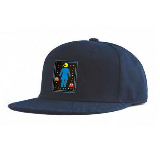 Pac-Man OG Pac-Lock 5-Panel Snapback Hat (Navy)