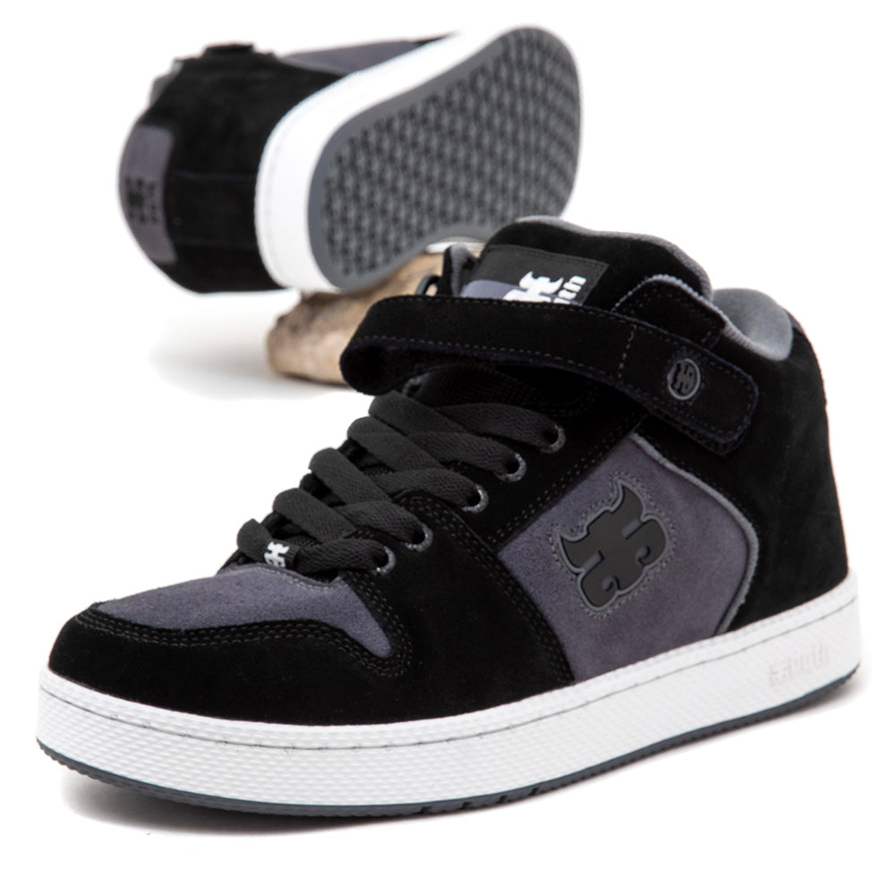 Grasshopper (Black / Grey Suede)