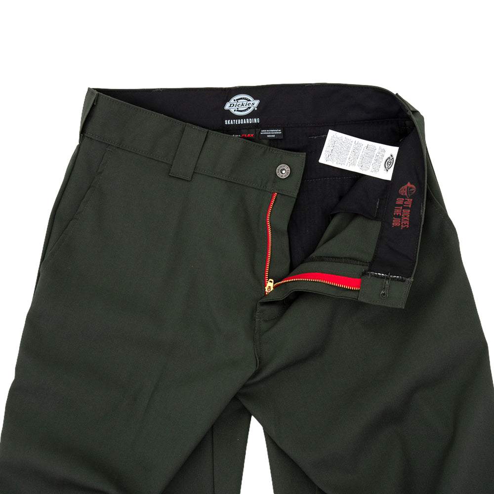 Jamie Foy Loose Straight Twill Pant (Olive)