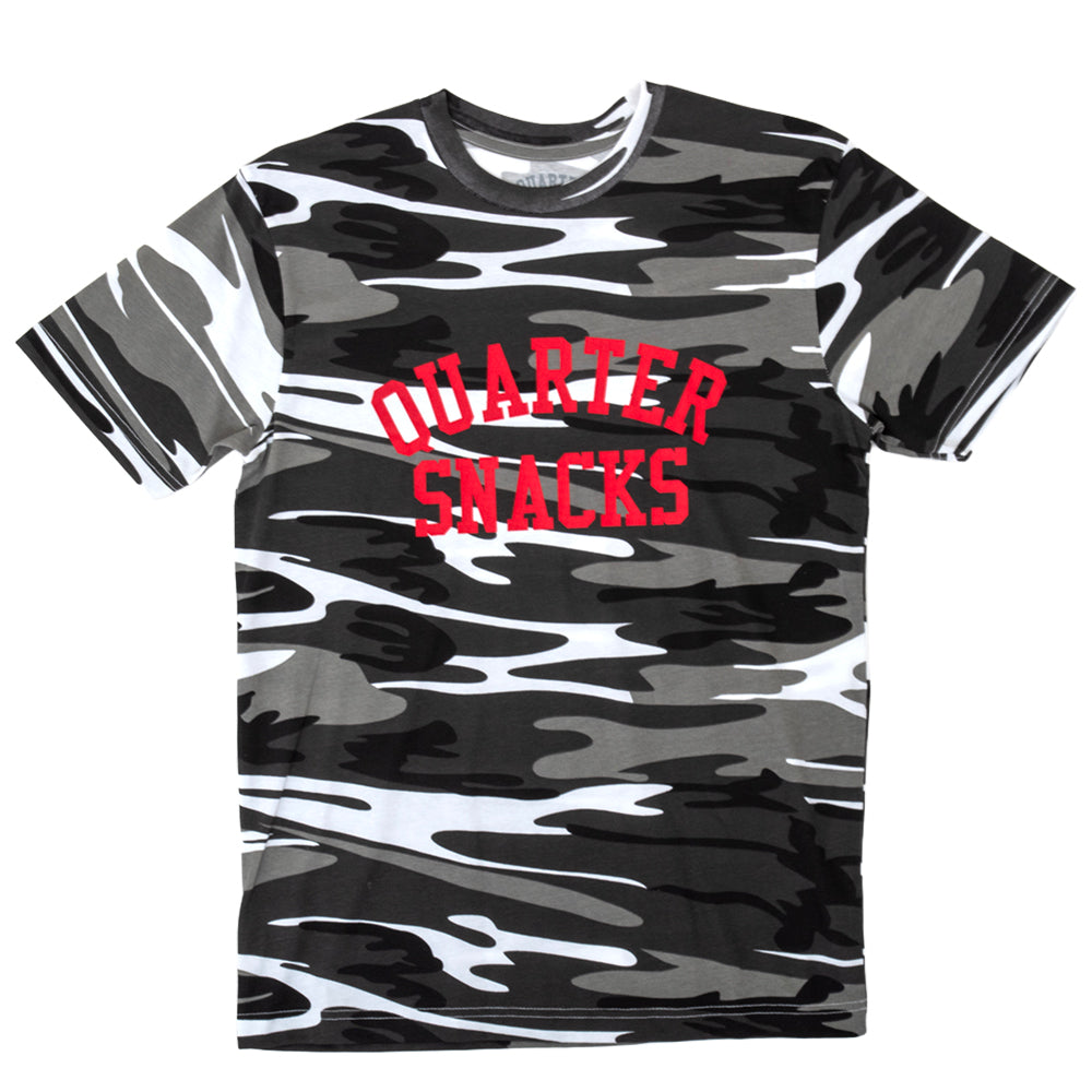 Camo Arch S/S T-Shirts (Black / White)