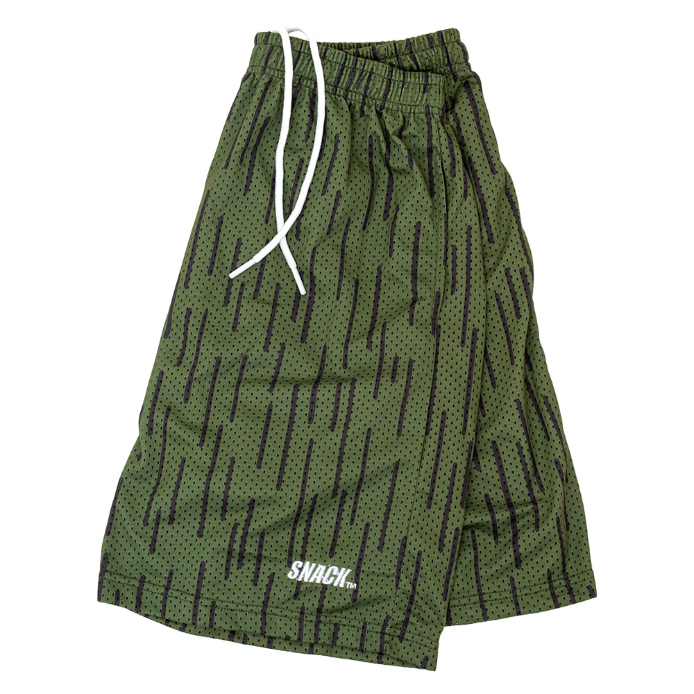 Rain Camo Mesh Shorts (Green)