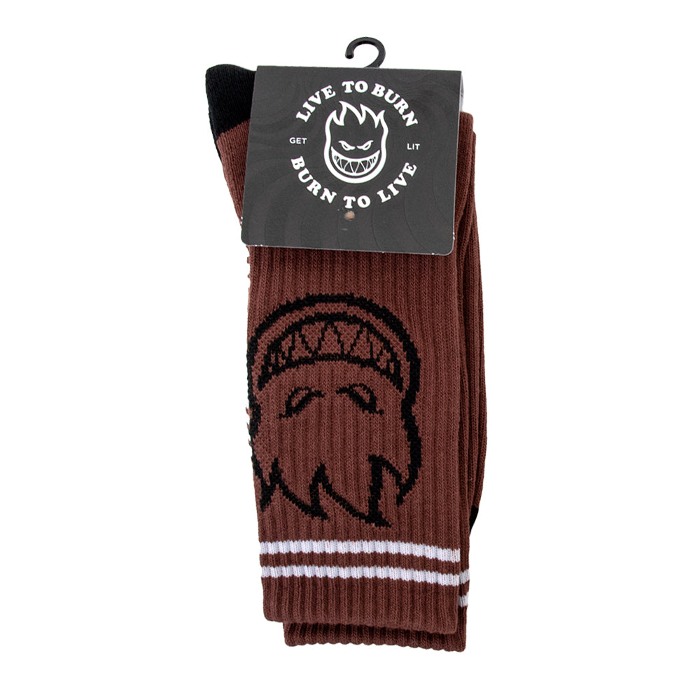 Bighead Sock (Dark Red / Black / White)