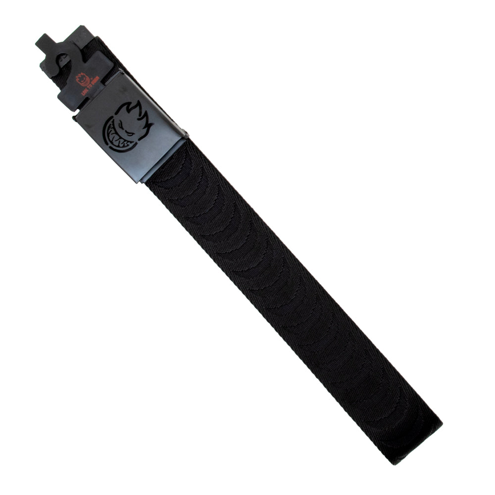 Bighead Cutout Jacquard Belt (Black / Black)