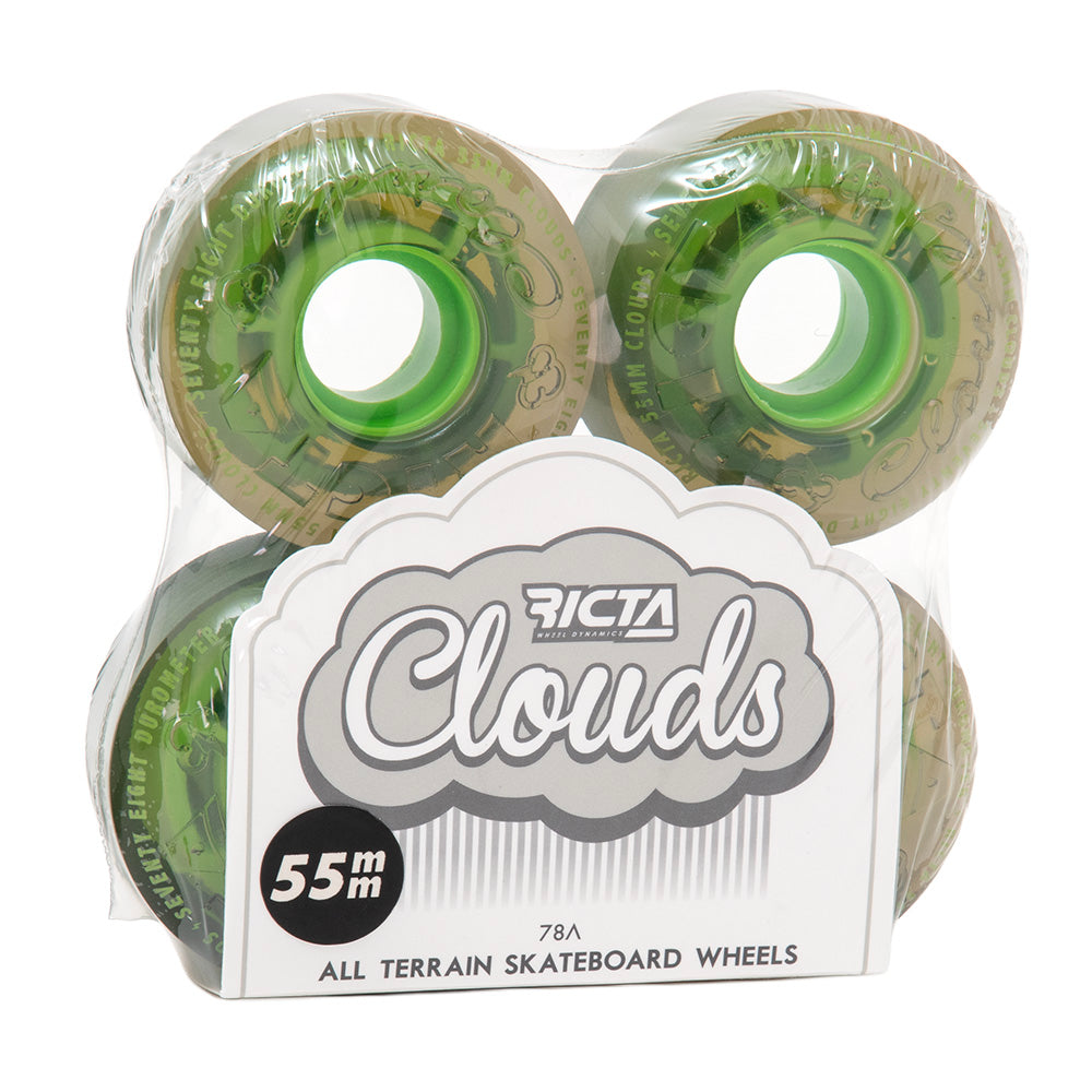 55mm Clouds - Transparent Green (78A)