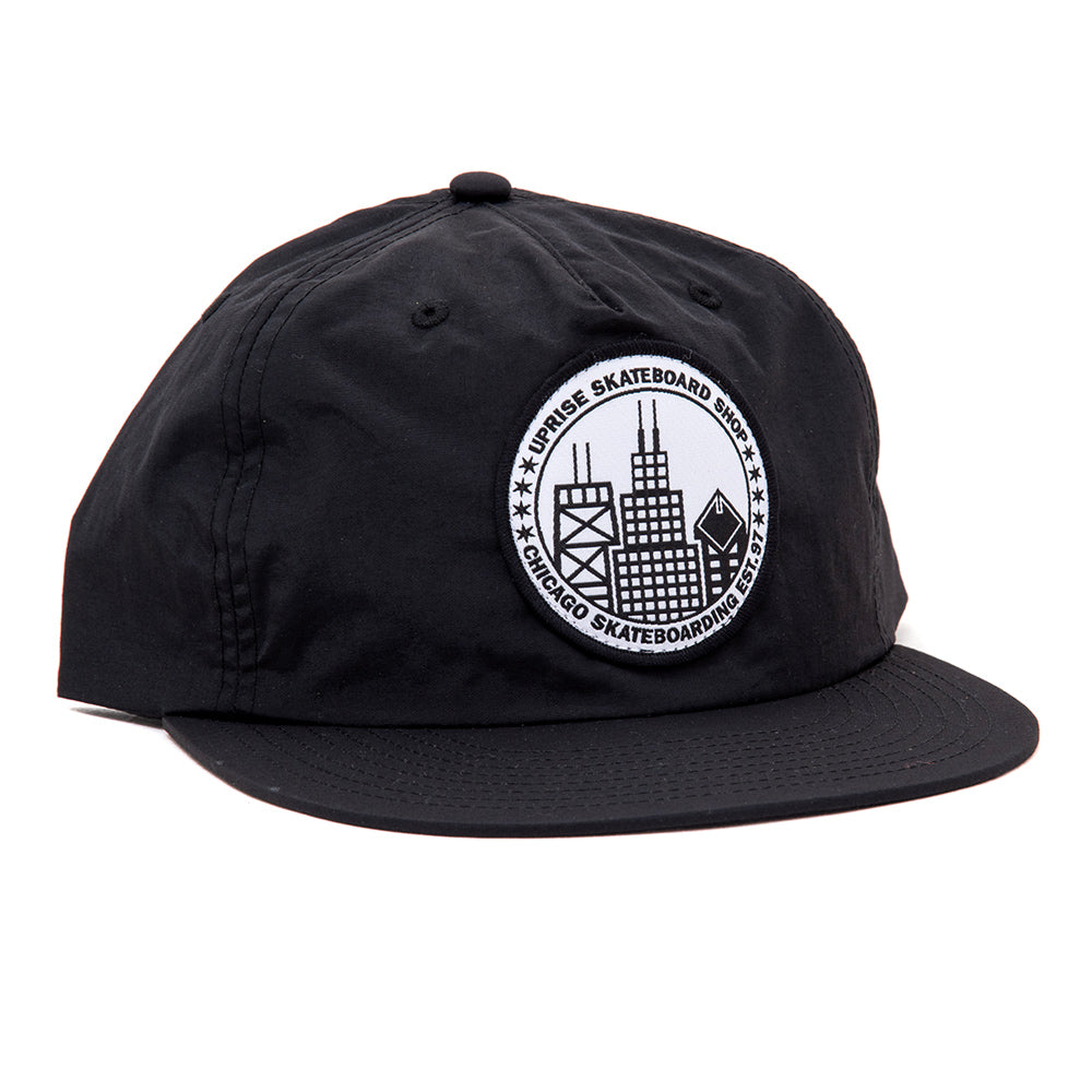 City Seal Nylon Snapback (Black) – Uprise Skateshop