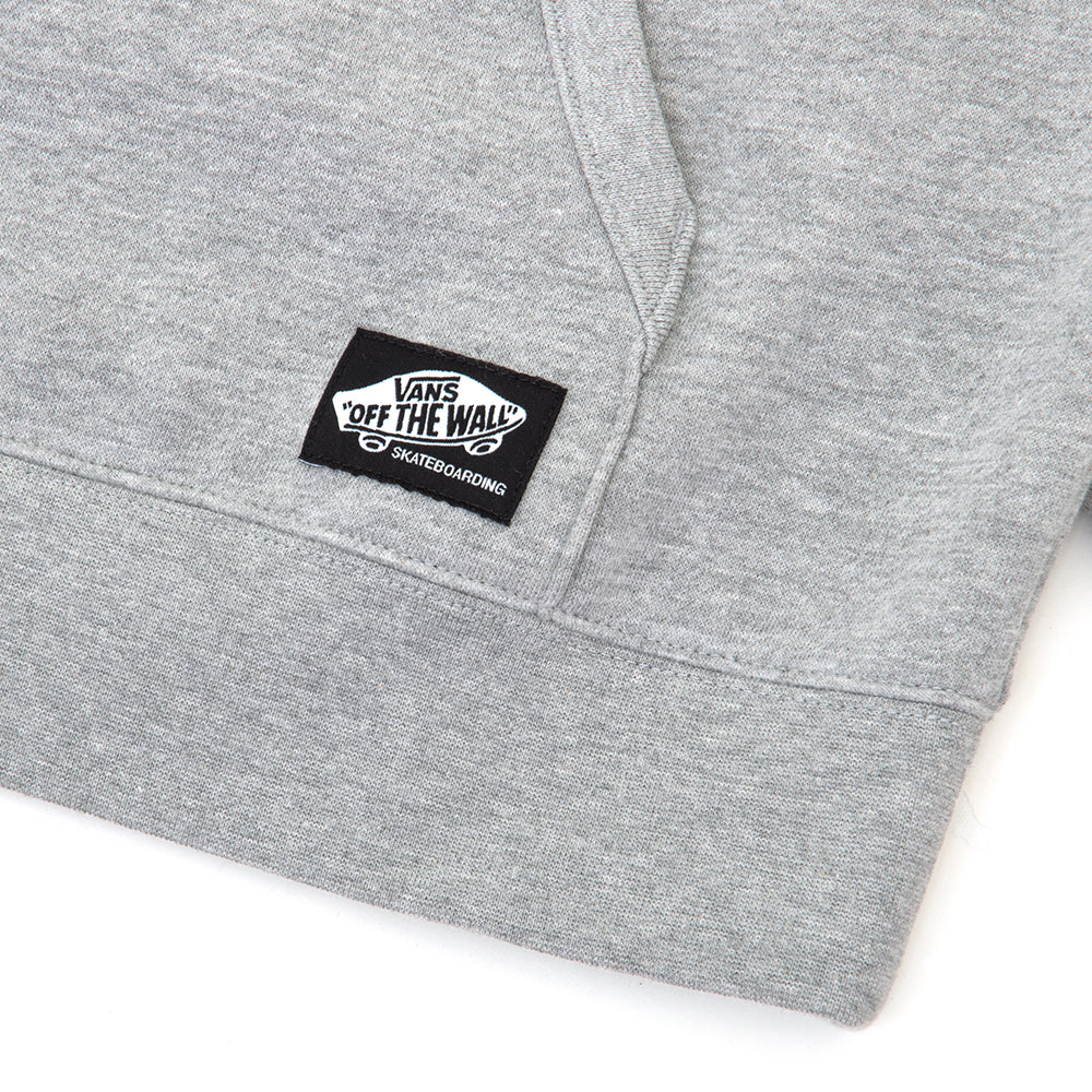 Skate Classics Patch Pullover Hooded Sweatshirt (Dark Grey Heather) VBU