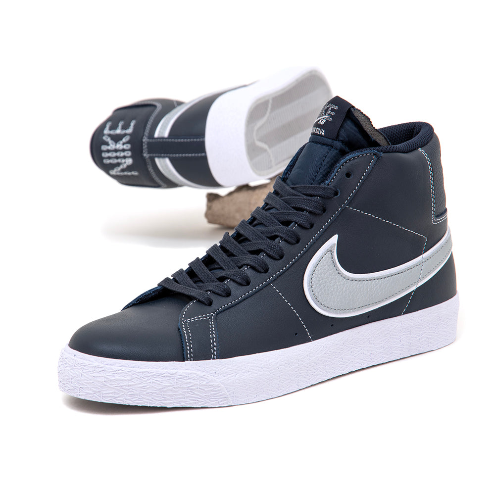 Zoom Blazer Mid MS QS (Blackened Blue / Wolf Grey) (S)