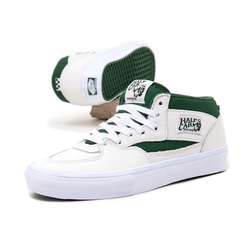 Skate Half Cab (White / Green) VBU
