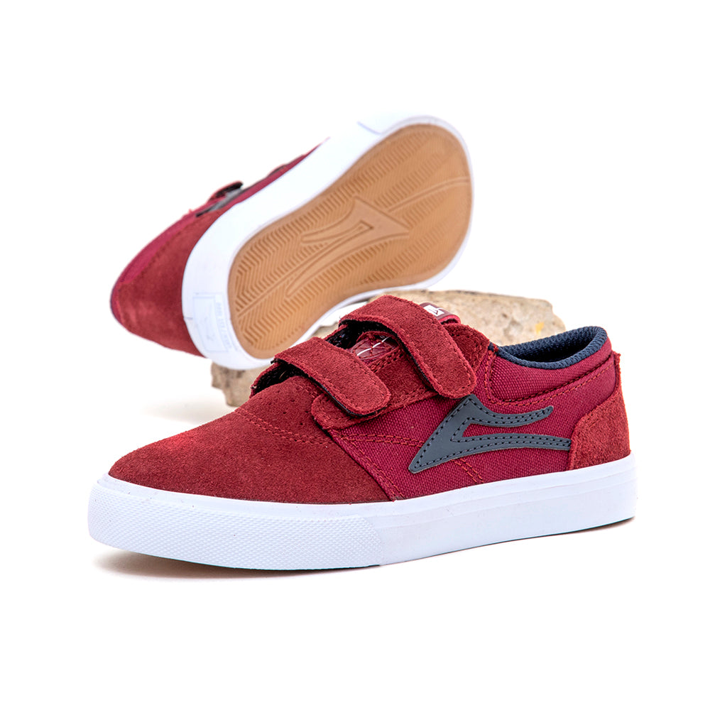 Griffin Kids (Burgundy / Navy Suede) (S+)
