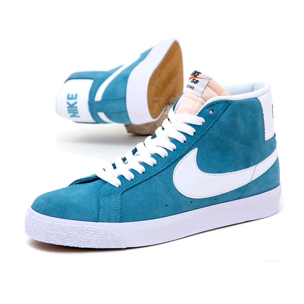 Zoom Blazer Mid (Cerulean / White)