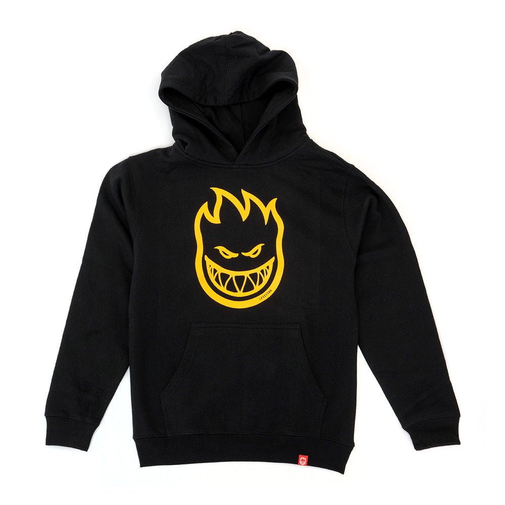 Youth Bighead Hooded Sweatshirt (Black / Gold) (S)