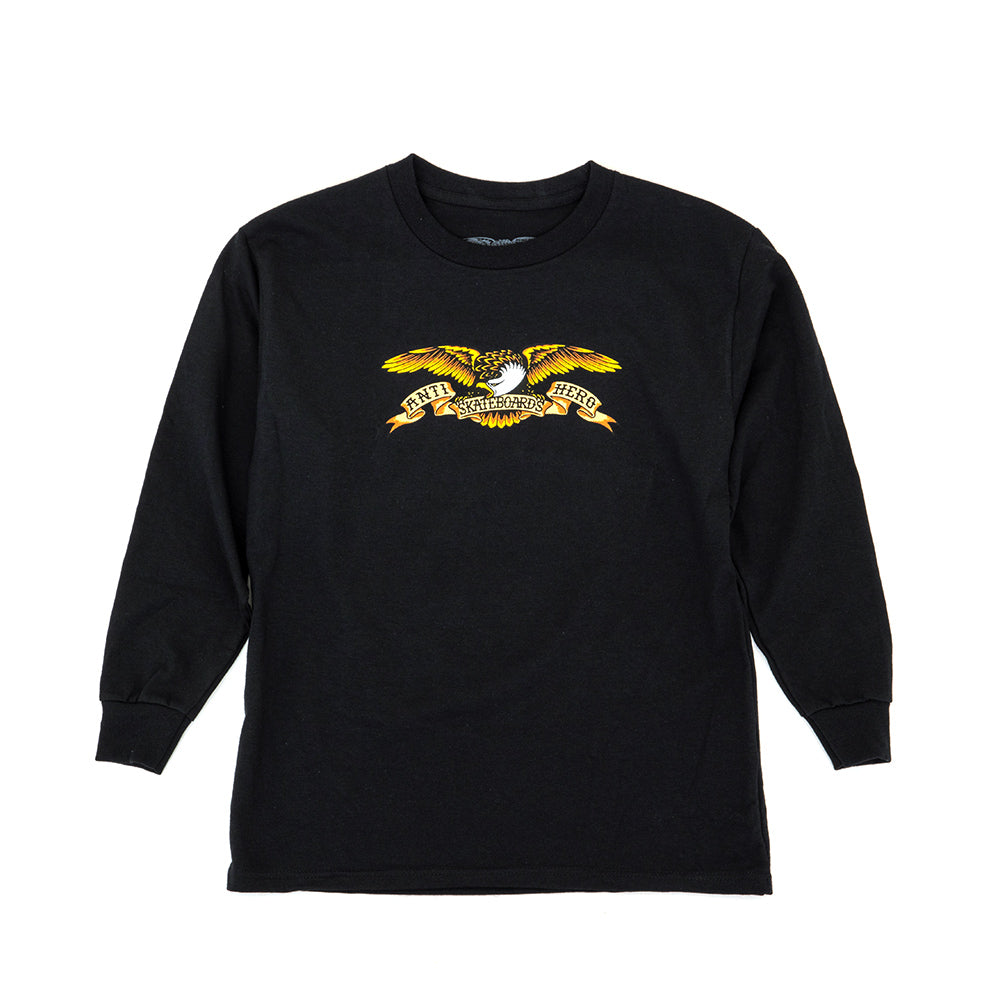 Youth Eagle L/S T-shirt (Black / Multi)