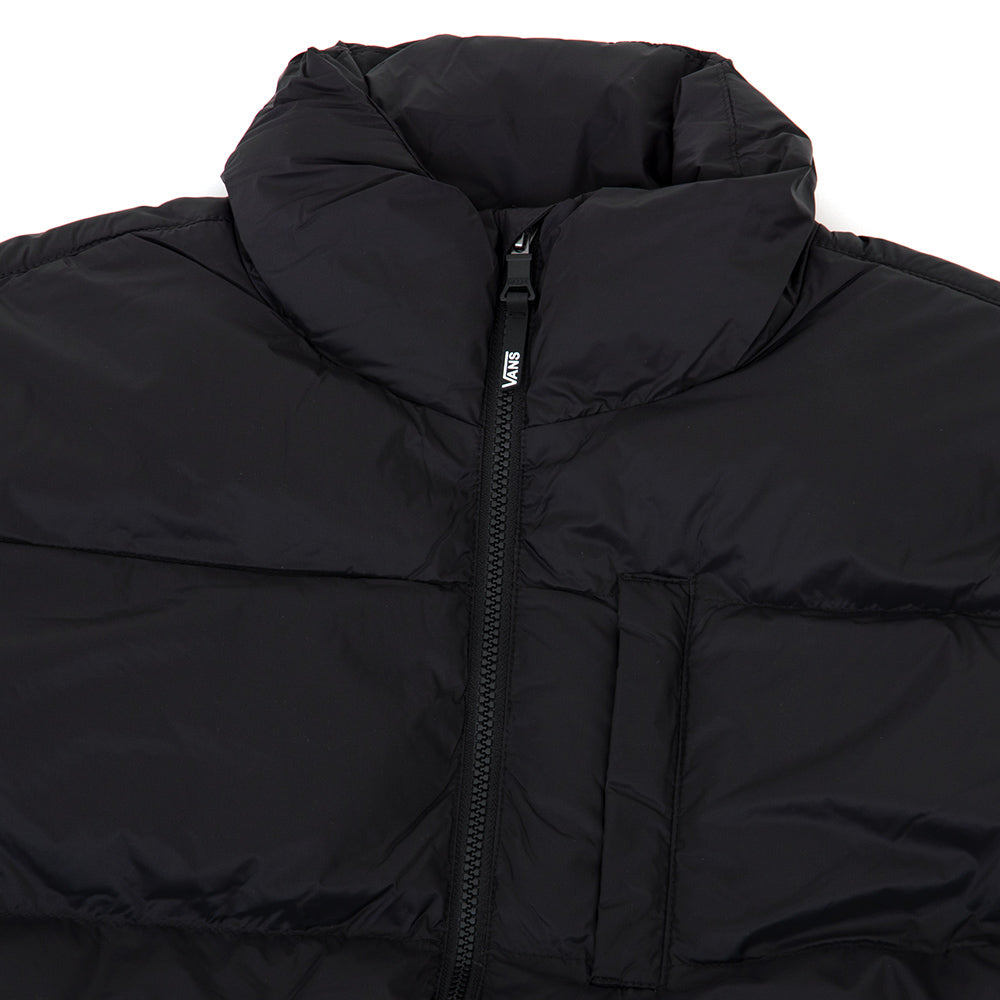 No Hood Puffer Jacket (Black) VBU