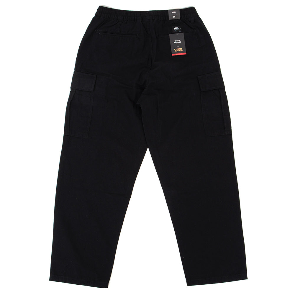 Range Cargo Baggy Tapered Elastic Waist Pant (Black) VBU