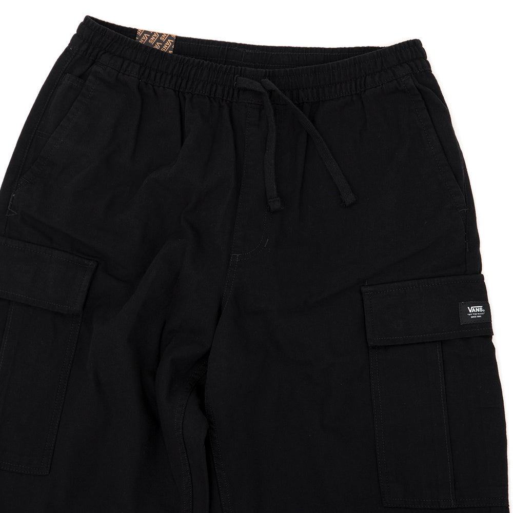 Range Cargo Baggy Tapered Elastic Waist Pant (Black) VBU