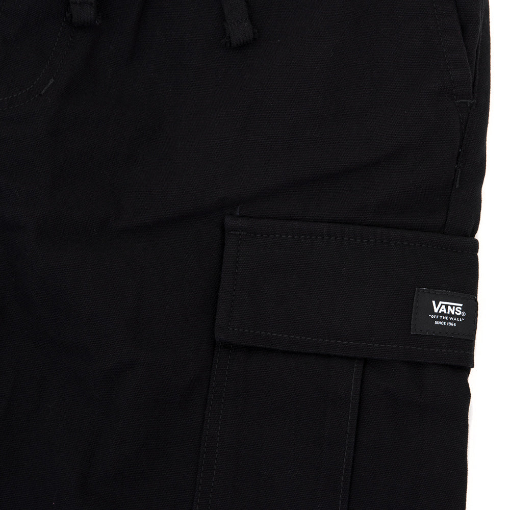 Range Cargo Baggy Tapered Elastic Waist Pant (Black) VBU
