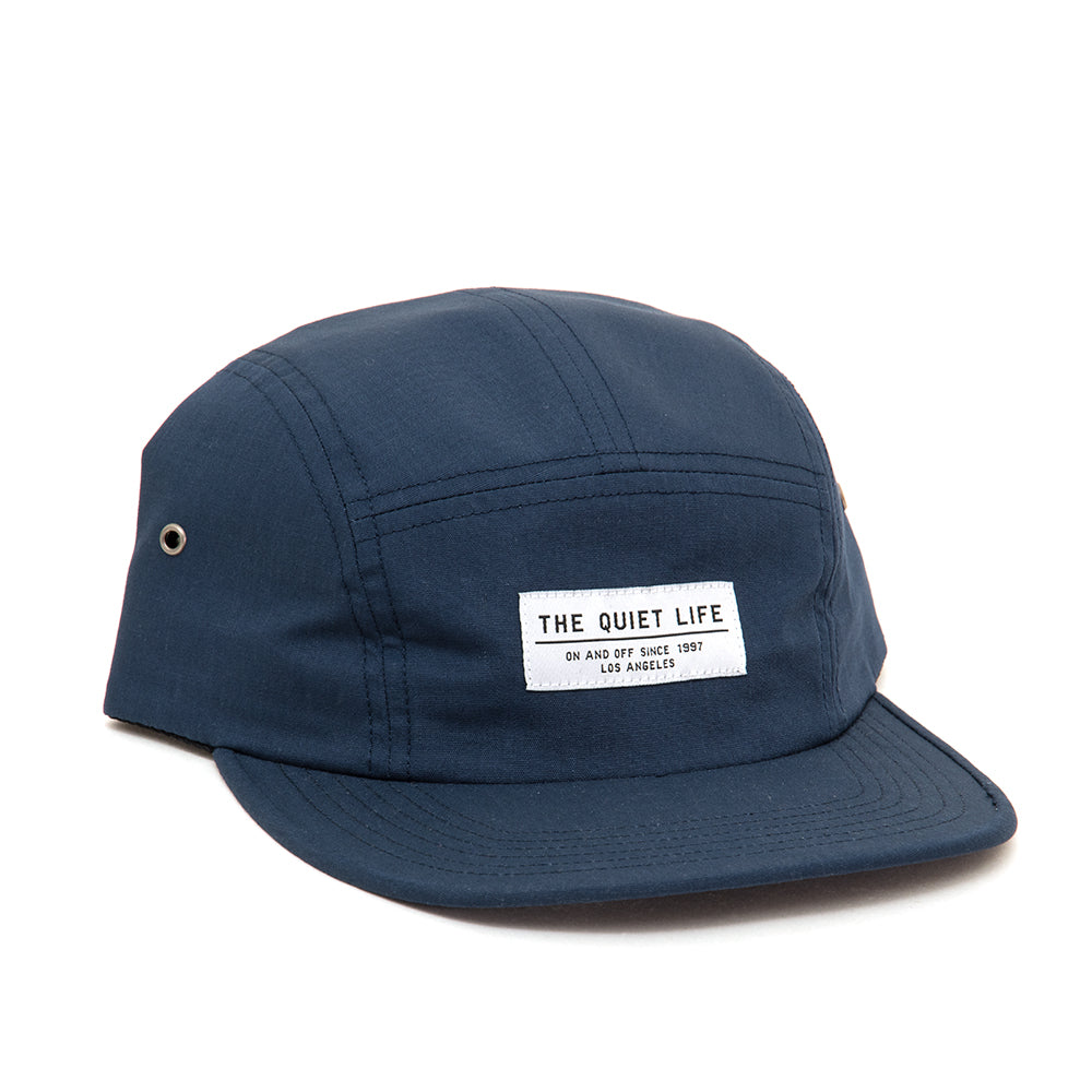 Foundation 5 Panel Strapback Camper Hat (Navy)