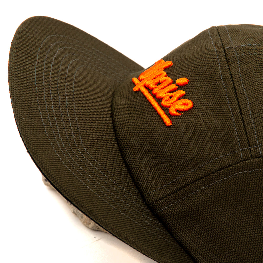 Jamieson 5-Panel (Dark Olive / Orange)