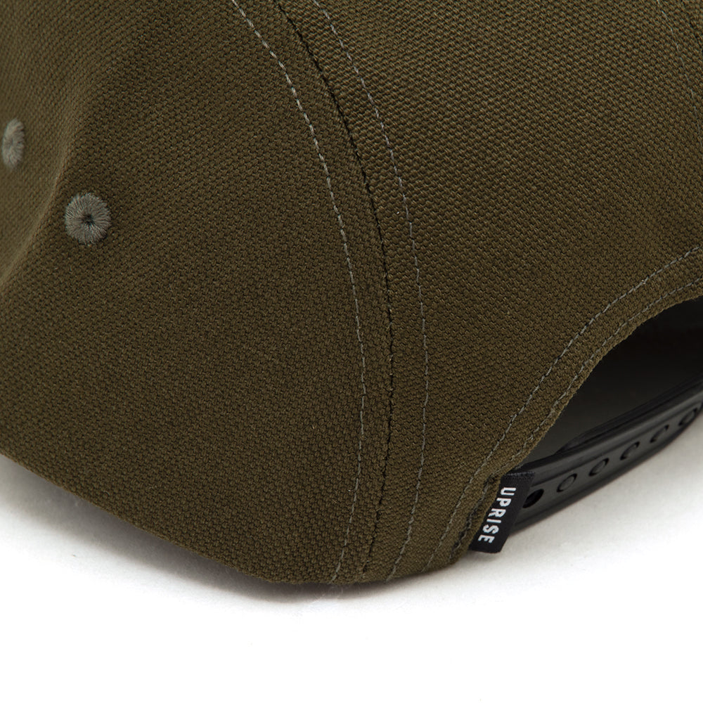 Jamieson 5-Panel (Dark Olive / Orange)