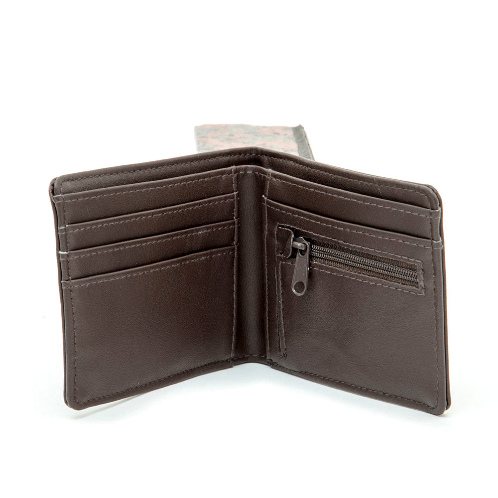 Drop V Bifold Wallet (Dark Brown) VBU