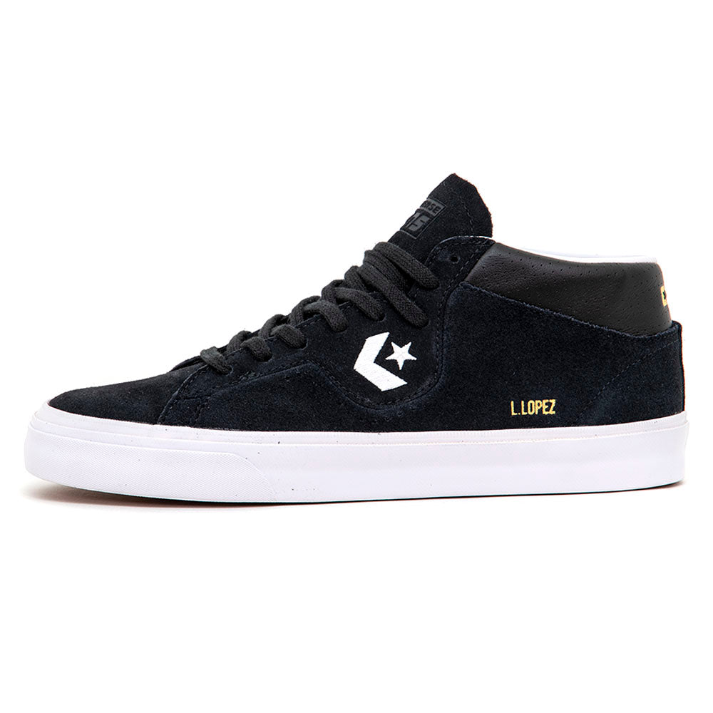 Louie Lopez Pro Mid (Black / Black / White) (S+)