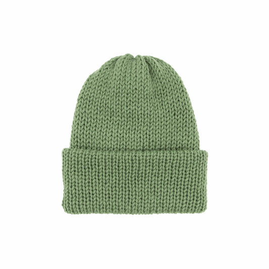 Short Stack Beanie (Seaweed Green)