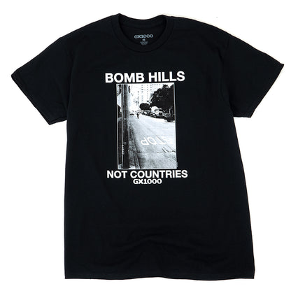 Bomb Hills Not Countries Tee S/S T-Shirt (Black / White)