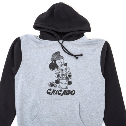 Seein The Sights Chicago Hooded Sweatshirt (Grey / Black)