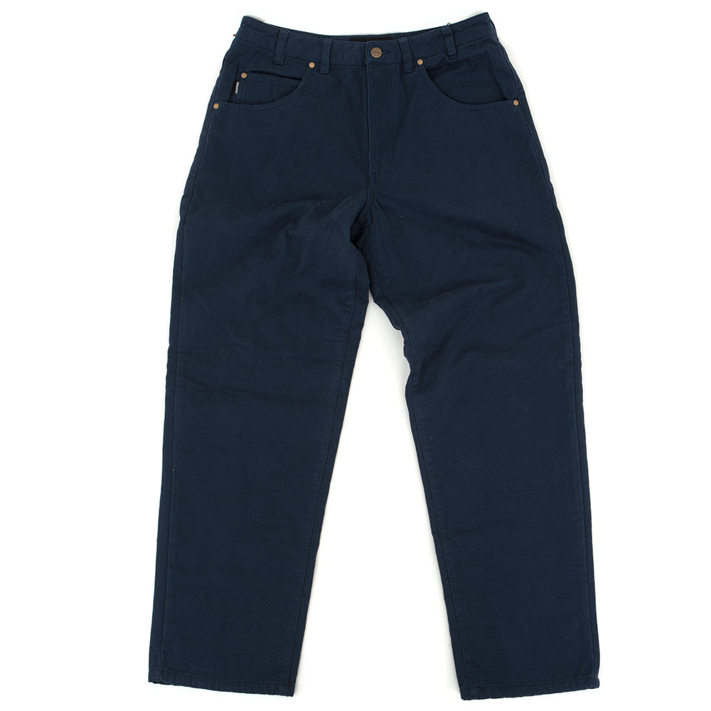 Baggy Quilted Pant (Navy)