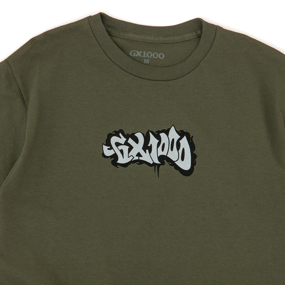 Throwie T-Shirt (Military Green) – Uprise Skateshop