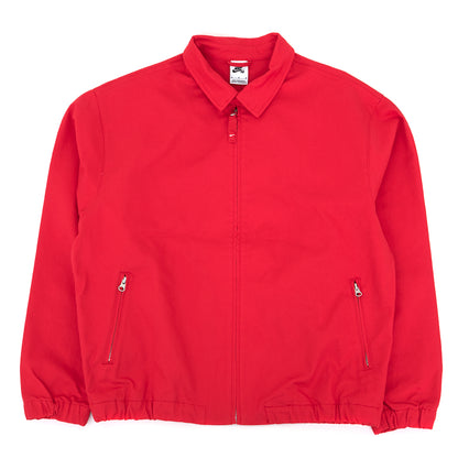 Woven Twill Premium Jacket (University Red) (S)