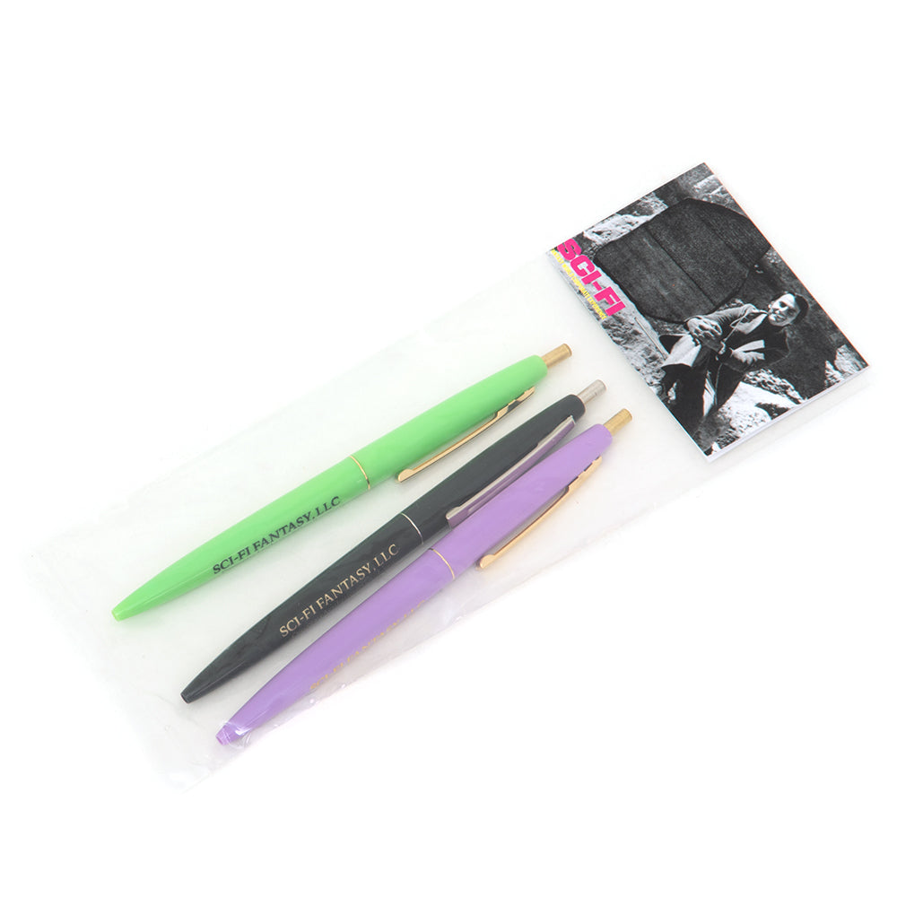 3 Pack Click Pens (Multi)