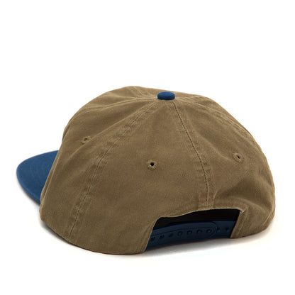 Humming Bird Snapback Hat (Olive / Navy)