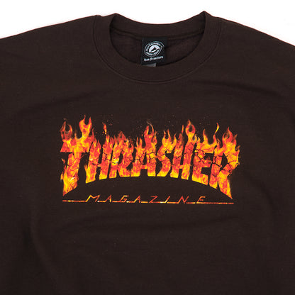 Inferno Crewneck Sweatshirt (Chocolate)