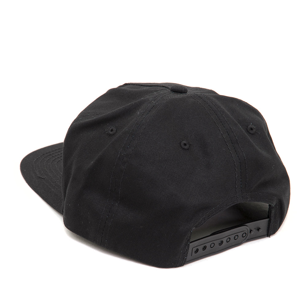 Skate Mag Snapback Hat (Black / White)