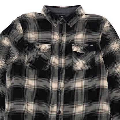 Monterey III Flannel Buttondown Shirt (Black / Oatmeal) VBU