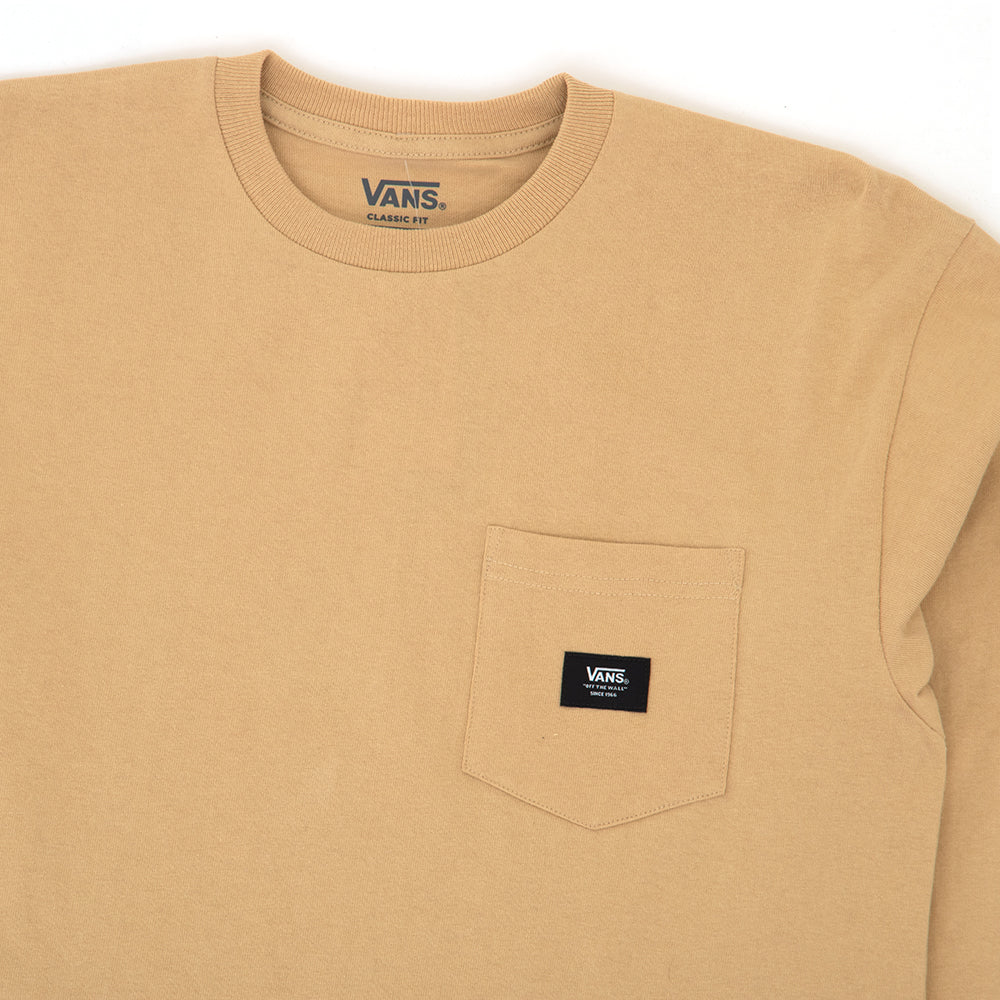 Woven Patch Pocket L/S T-Shirt (Taos Taupe) VBU – Uprise Skateshop
