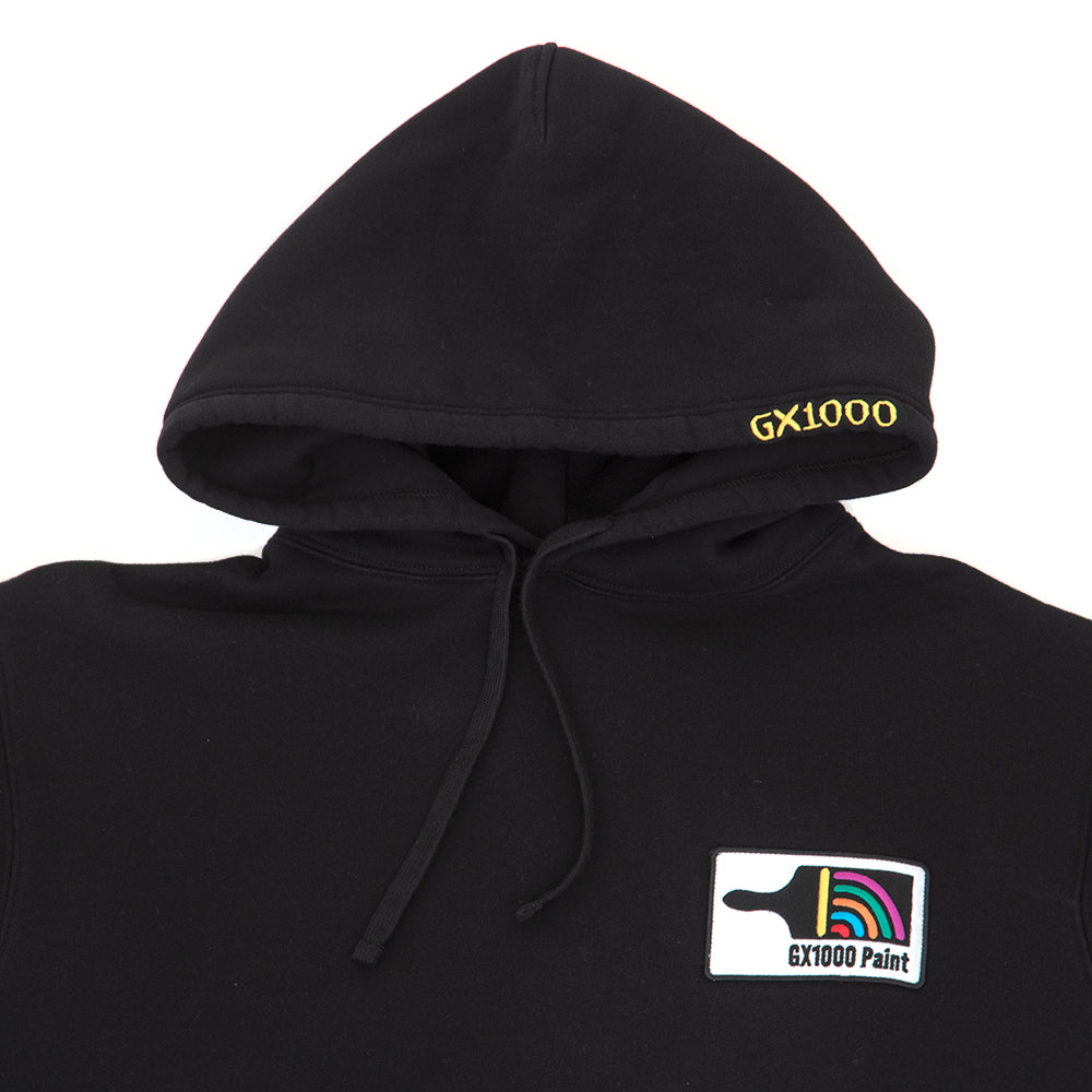 Paint Hooded Sweatshirt (Black)