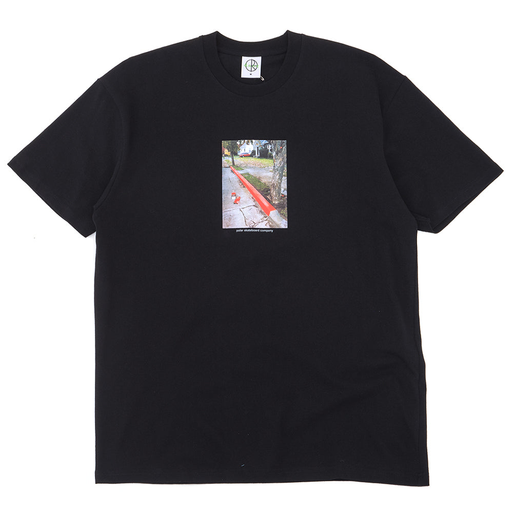 Red Curb T-Shirt (Black)