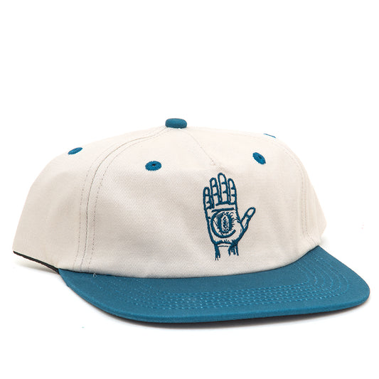 Hand of Theories Snapback Hat (Pearl / Blue Jay)