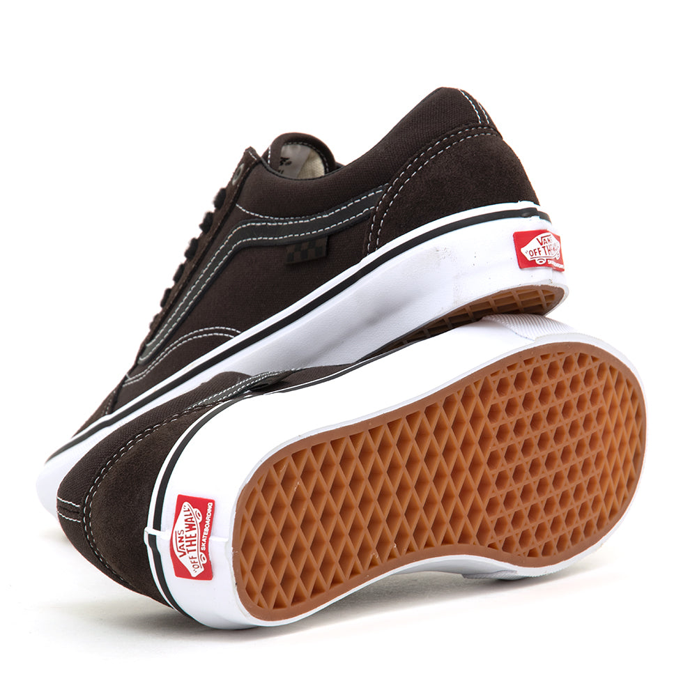 Vans Skate Old Skool Shoes Chocolate White