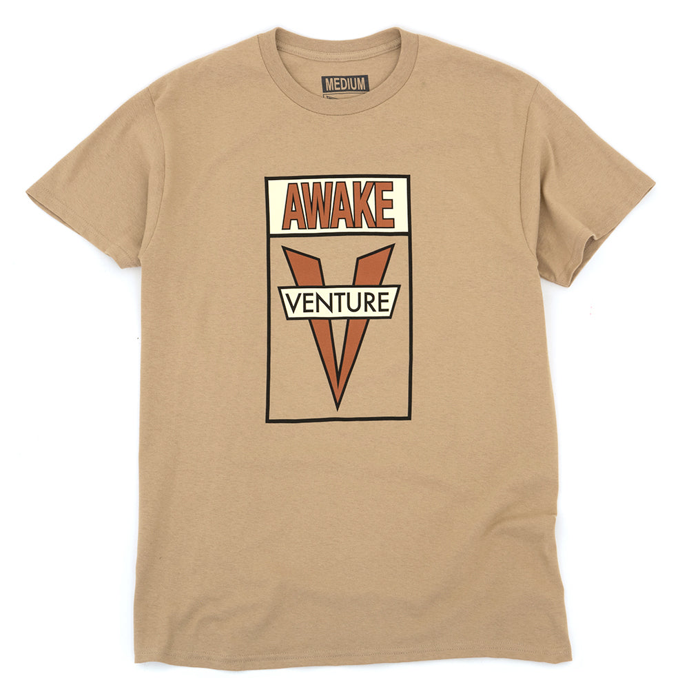 Awake S/S T-Shirt (Tan / Brown)