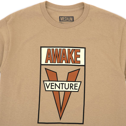 Awake S/S T-Shirt (Tan / Brown)