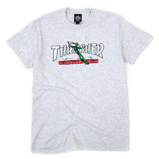 Red Curb by LSD Worldpeace T-Shirt (Ash Grey)