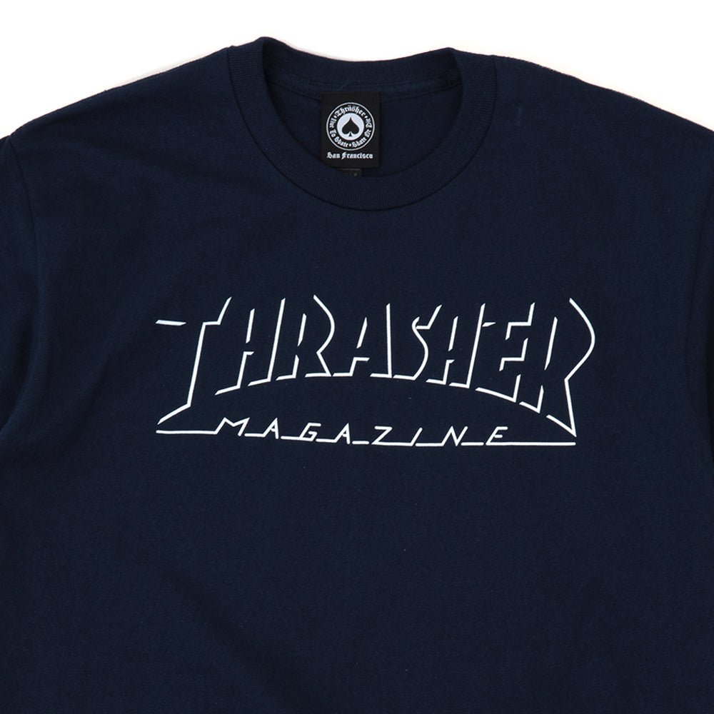 Shadow Mag Logo T-Shirt (Navy)