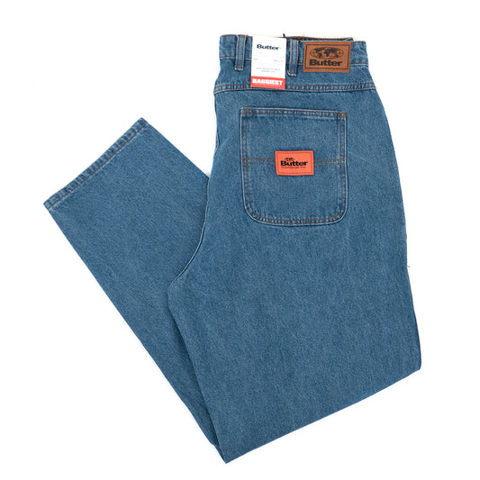 Santosuosso Denim Jeans (Washed Indigo)