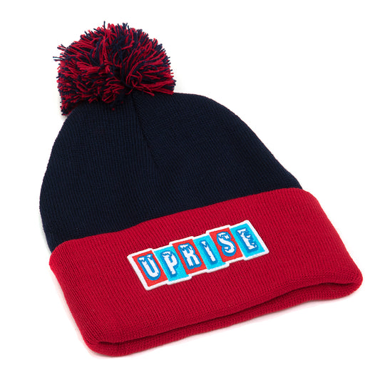 🧊 Iced Beanie 🧊 (Navy / Red)